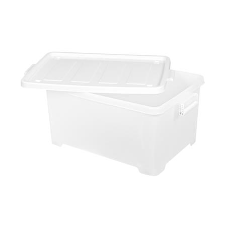 กล่องเก็บของ มีล้อ ฝาล็อค STACKO 63x42x30.5 ซม. สีขาว_3