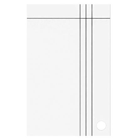 ประตูภายนอก UPVC PARAZZO PUN08 80X200 ซม. สีขาว เจาะลูกบิด_2