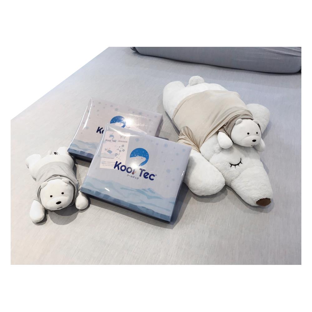 ชุดผ้าปูที่นอน 5 ฟุต 5 ชิ้น KOOLTEC COOLING JS สีเทาเข้ม