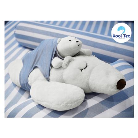 ชุดผ้าปูที่นอน 5 ฟุต 5 ชิ้น KOOLTEC COOLING STRIPE สีฟ้า_2