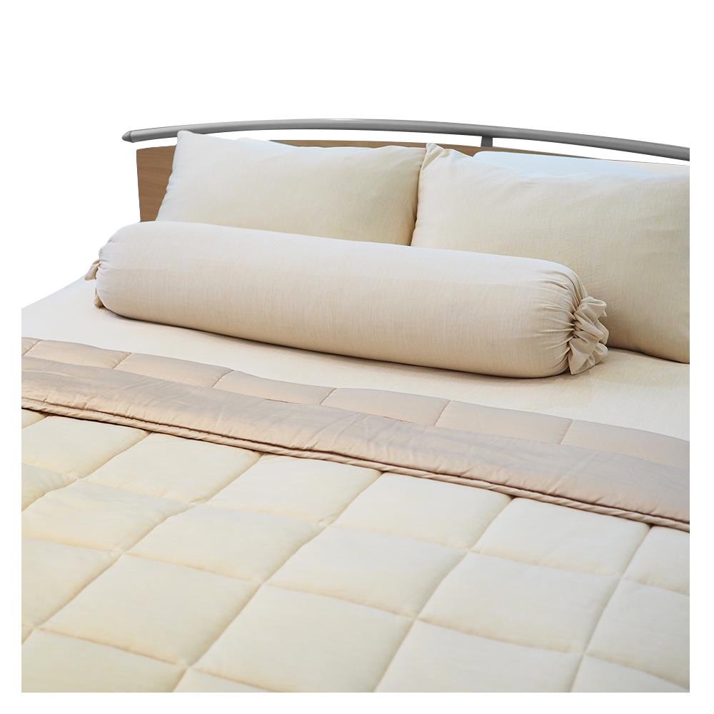 ชุดผ้าปูที่นอน 3.5 ฟุต 3 ชิ้น KOOLTEC COOLING JS สีเบจ