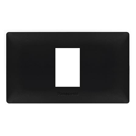 หน้ากาก 1 ช่อง PANASONIC WEGN6801 สีดำ