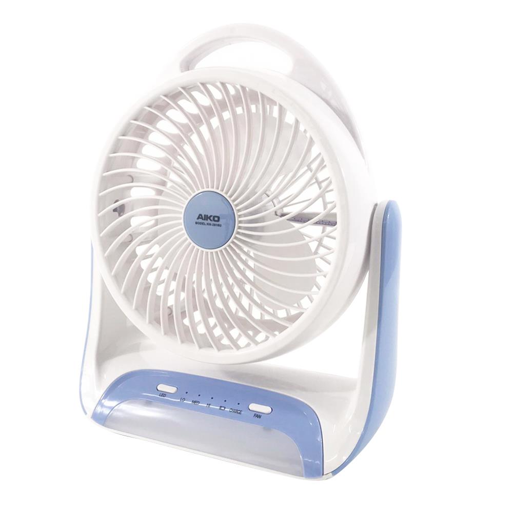 พัดลมพกพา AIKO KN-2816U สีฟ้า