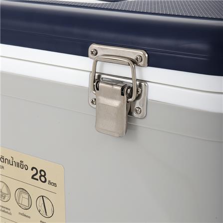 กระติกน้ำแข็ง SPRING 28 ลิตร สีเทา/น้ำเงิน_2