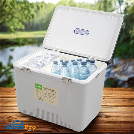 กระติกน้ำแข็ง SPRING 28 ลิตร สีเทา/น้ำเงิน_9