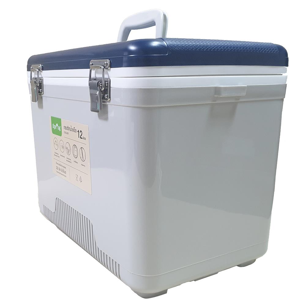 กระติกน้ำแข็ง SPRING 12 ลิตร สีเทา/น้ำเงิน