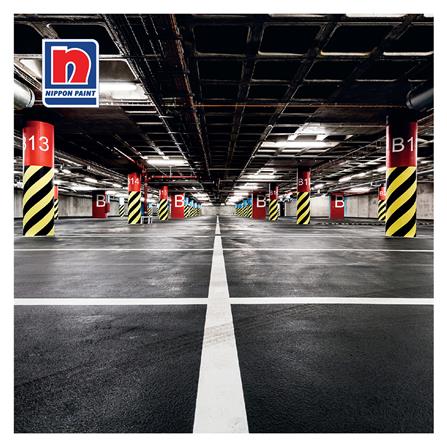 สีทาถนน สะท้อนแสง NIPPON PAINT สีดำ 1 แกลลอน_1