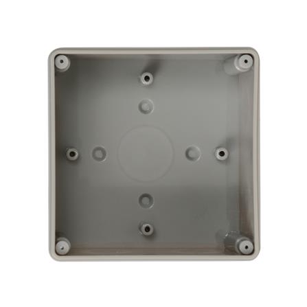 กล่องพลาสติกกันน้ำ ฝาใส ELECKTA 4x4 นิ้ว สีเทา_2