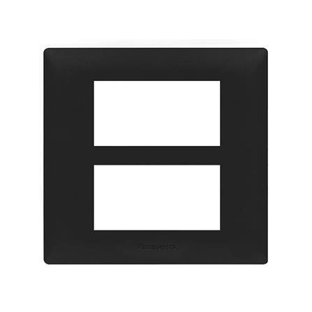 หน้ากาก 6 ช่อง PANASONIC WEGN6806 สีดำ