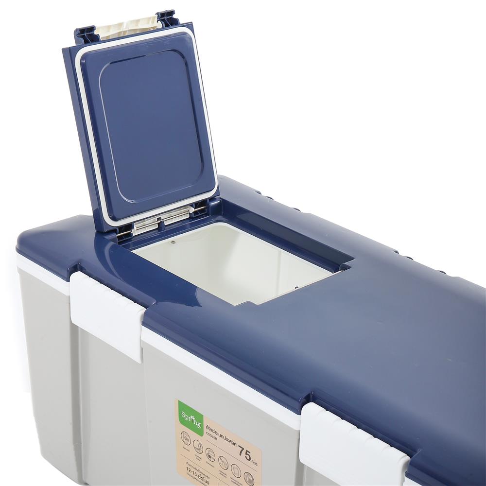 ถังแช่อเนกประสงค์ SPRING 75 ลิตร สีเทา/น้ำเงิน