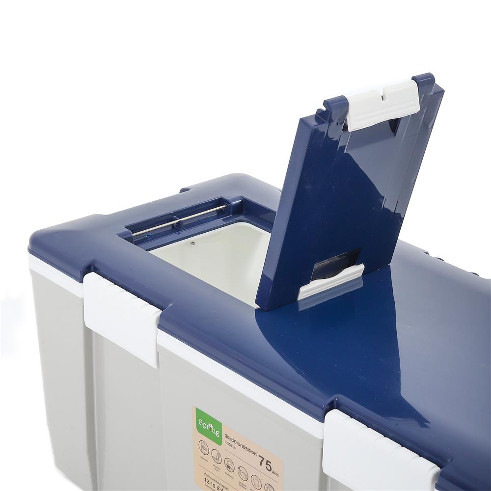 ถังแช่อเนกประสงค์ SPRING 75 ลิตร สีเทา/น้ำเงิน