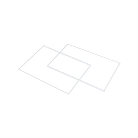 ตะกร้าทรงลึกพร้อมเฟรม STACKO FLEXI 60x40x28 ซม. สีขาว_3