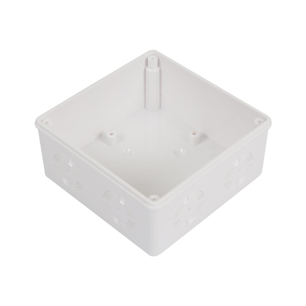 กล่องพลาสติกกันน้ำ ฝาใส ELECKTA 4x4 นิ้ว สีขาว