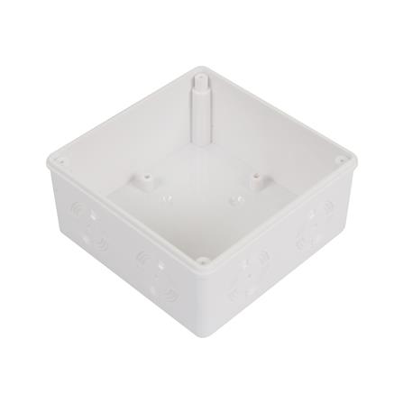 กล่องพลาสติกกันน้ำ ฝาใส ELECKTA 4x4 นิ้ว สีขาว