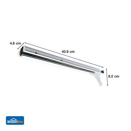 แขนรับรางเลื่อนตะกร้าคู่ STACKO FLEXI 4.8x40.9x8.2 ซม. สีขาว_3