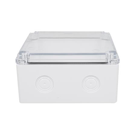 กล่องพลาสติกกันน้ำ ฝาใส ELEKTRA 6x6 นิ้ว สีขาว_1