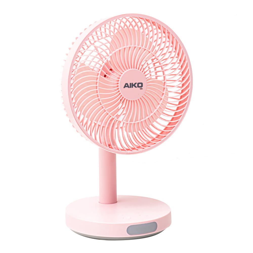พัดลมพกพา AIKO KN-2827 สีชมพู