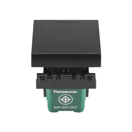 สวิตช์ 1 ทาง มีไฟ  PANASONIC WEGN5561 B ขนาด 1.5 ช่อง สีดำ_3