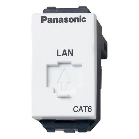 เต้ารับคอมพิวเตอร์ PANASONIC CAT6 WEGN24886 สีขาว