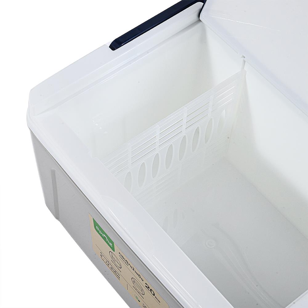 กระติกน้ำแข็ง SPRING 20 ลิตร สีเทา/น้ำเงิน