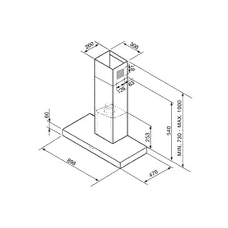 เครื่องดูดควันกระโจม SMEG KBT900XE 90 ซม._1