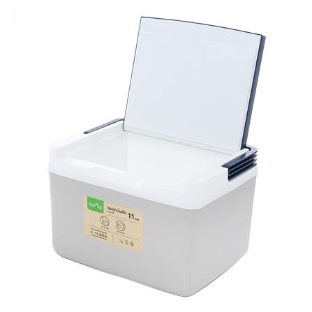 กระติกน้ำแข็ง SPRING 11 ลิตร สีเทา/น้ำเงิน_4