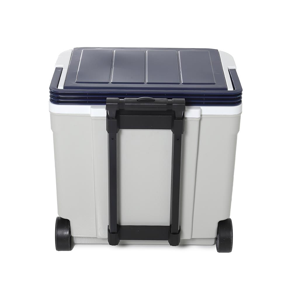 ถังแช่อเนกประสงค์ล้อลาก SPRING 30 ลิตร สีเทา/น้ำเงิน