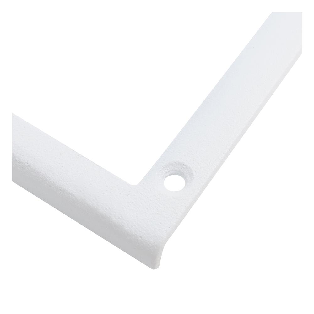 ตะกร้าทรงตื้นพร้อมเฟรม STACKO FLEXI 60x40x14 ซม. สีขาว