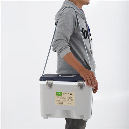 กระติกน้ำแข็ง SPRING 18 ลิตร สีเทา/น้ำเงิน_5