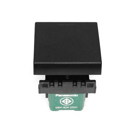 สวิตช์ 1 ทาง PANASONIC WEGN 5521 B  ขนาด 1.5 ช่อง สีดำ_3