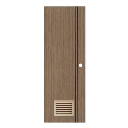 ประตูห้องน้ำ UPVC PARAZZO PUL-B02 70X200 ซม. สีช็อกโกแลต เจาะลูกบิด