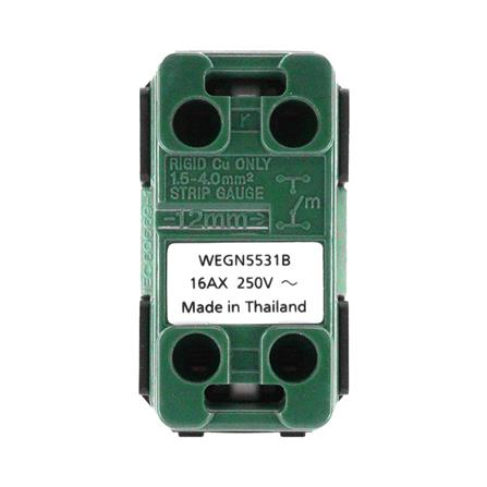 สวิตช์ 1 ทาง PANASONIC WEGN5531 B  ขนาด 1 ช่อง สีดำ_1