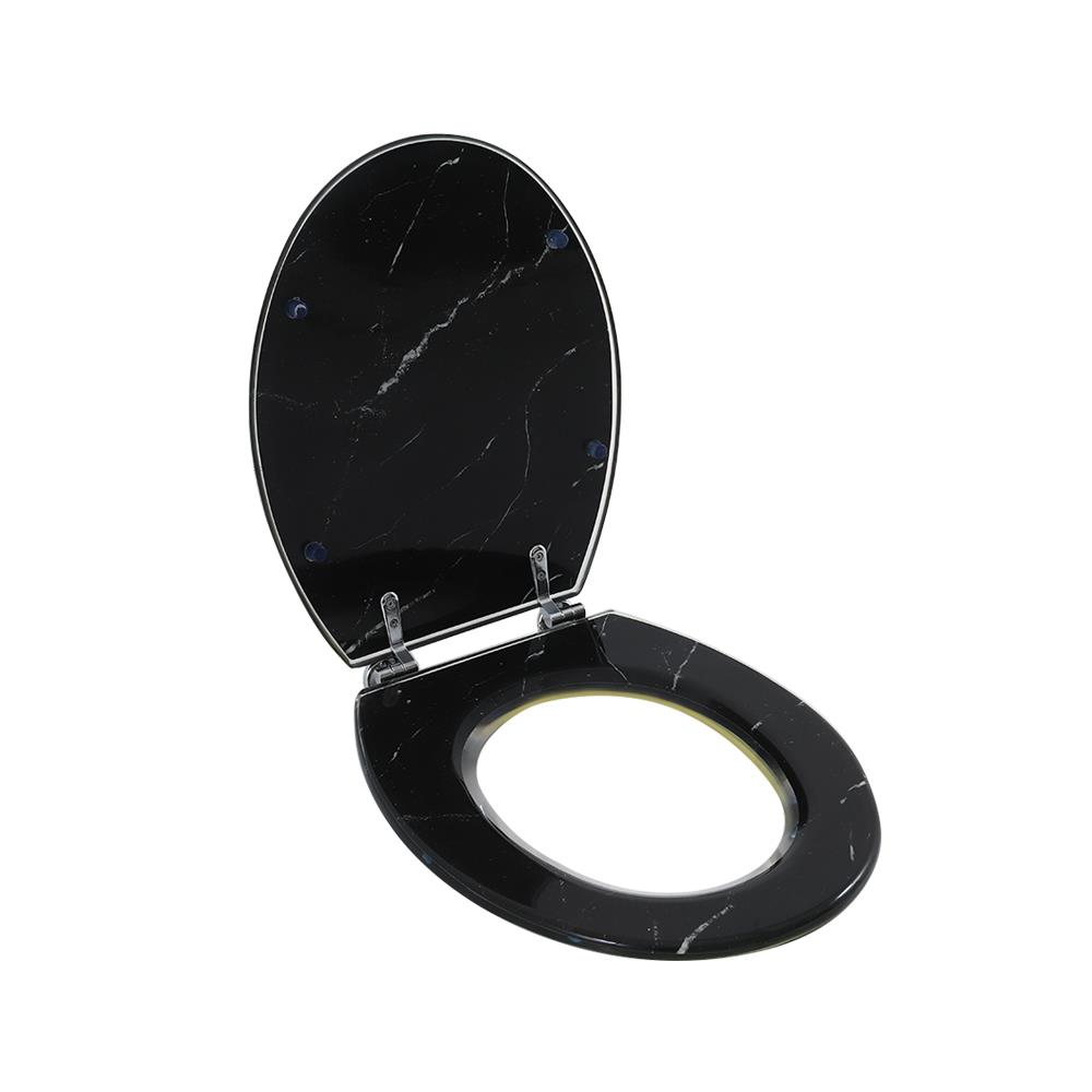 ฝารองนั่ง POLYRESIN MOYA 20EVP03-หินอ่อนดำ