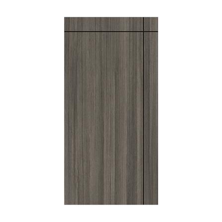 ประตู UPVC ไม่เจาะลูกบิด PARAZZO ED บานทึบ 100X200 ซม. สี SMOKY GREY