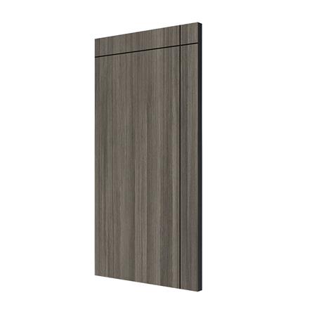 ประตู UPVC ไม่เจาะลูกบิด PARAZZO ED บานทึบ 100X200 ซม. สี SMOKY GREY_1
