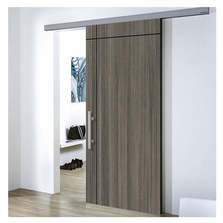 ประตู UPVC ไม่เจาะลูกบิด PARAZZO ED บานทึบ 100X200 ซม. สี SMOKY GREY_3