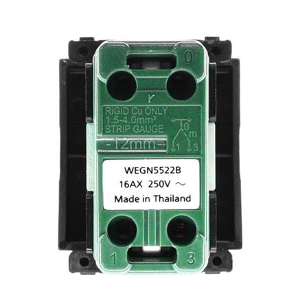 สวิตช์ 3 ทาง PANASONIC WEGN5522 B ขนาด 1.5 ช่อง สีดำ_1