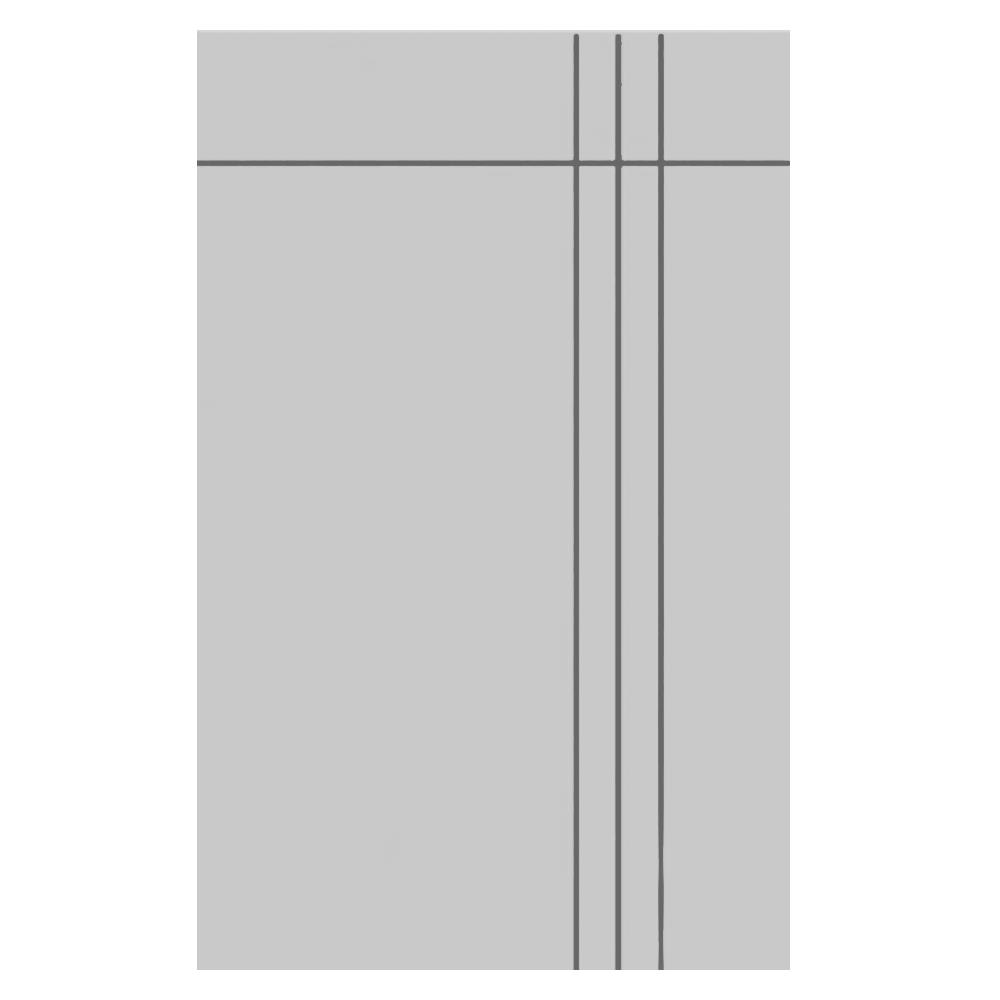 ประตูภายนอก UPVC PARAZZO PUN08 80X200 ซม. สีเทา เจาะลูกบิด