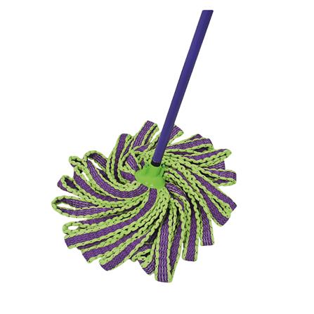 ไม้ม็อบไมโครไฟเบอร์หัวจุก BE WISH VIZA 4 นิ้ว สีม่วง_2