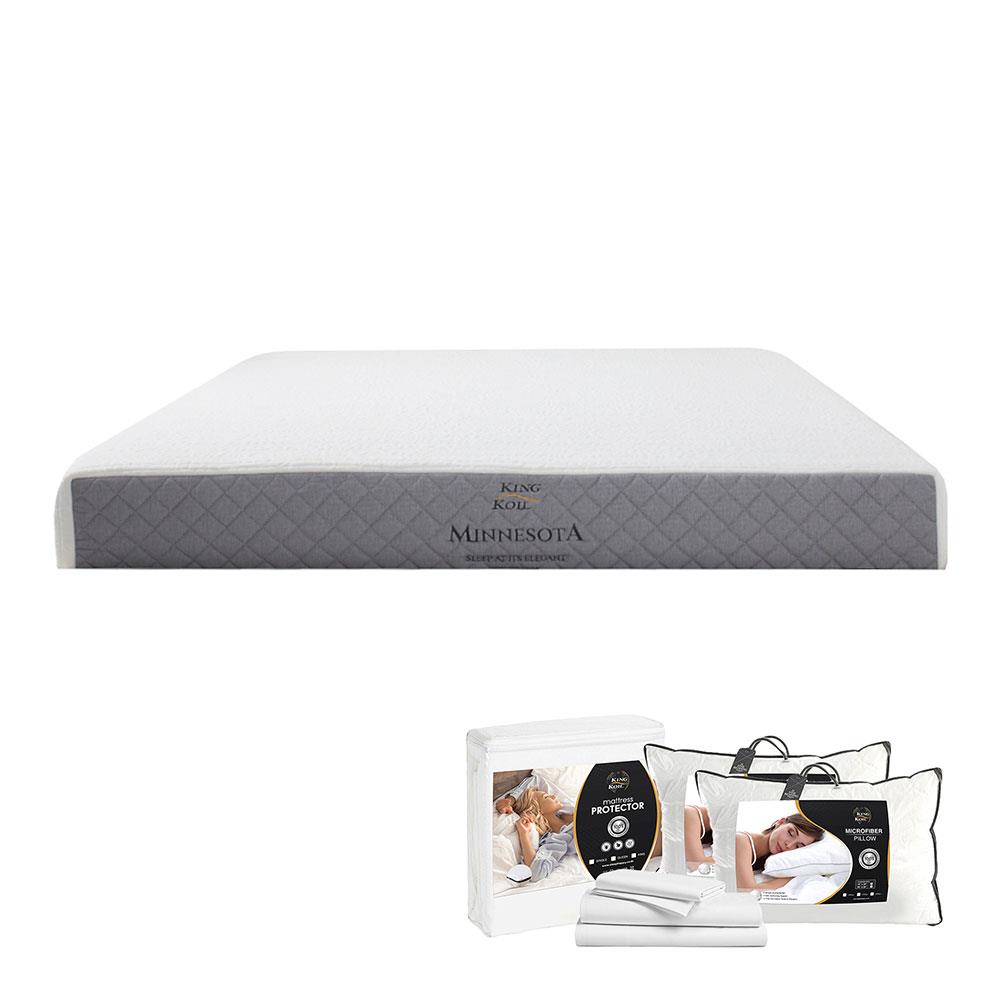 ที่นอน 6 ฟุต KINGKOIL MINNESOTA พร้อมชุดเครื่องนอน 7 ชิ้น