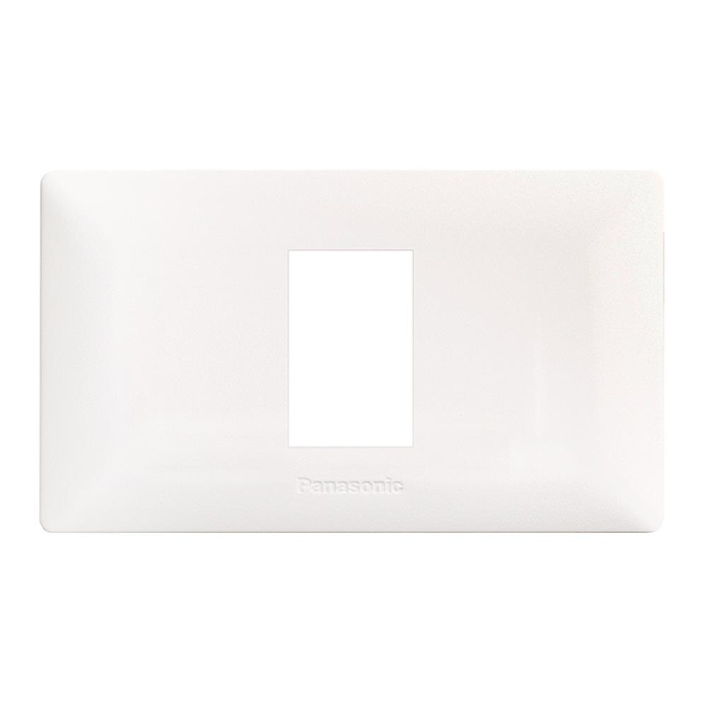 หน้ากาก 1 ช่อง PANASONIC WEGN 6801 สีขาว