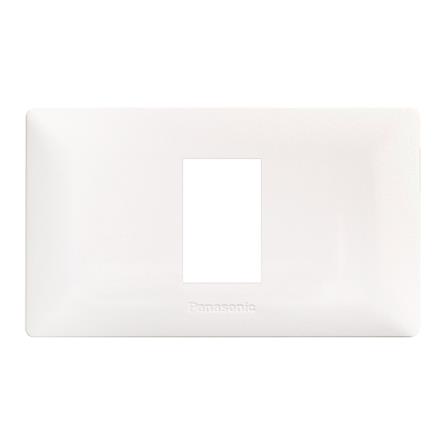 หน้ากาก 1 ช่อง PANASONIC WEGN 6801 สีขาว