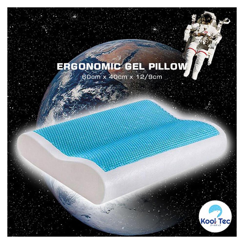 หมอนสุขภาพ เมมโมรี่โฟม KOOLTEC ERGONOMIC 60x40x9 ซม. สีขาว