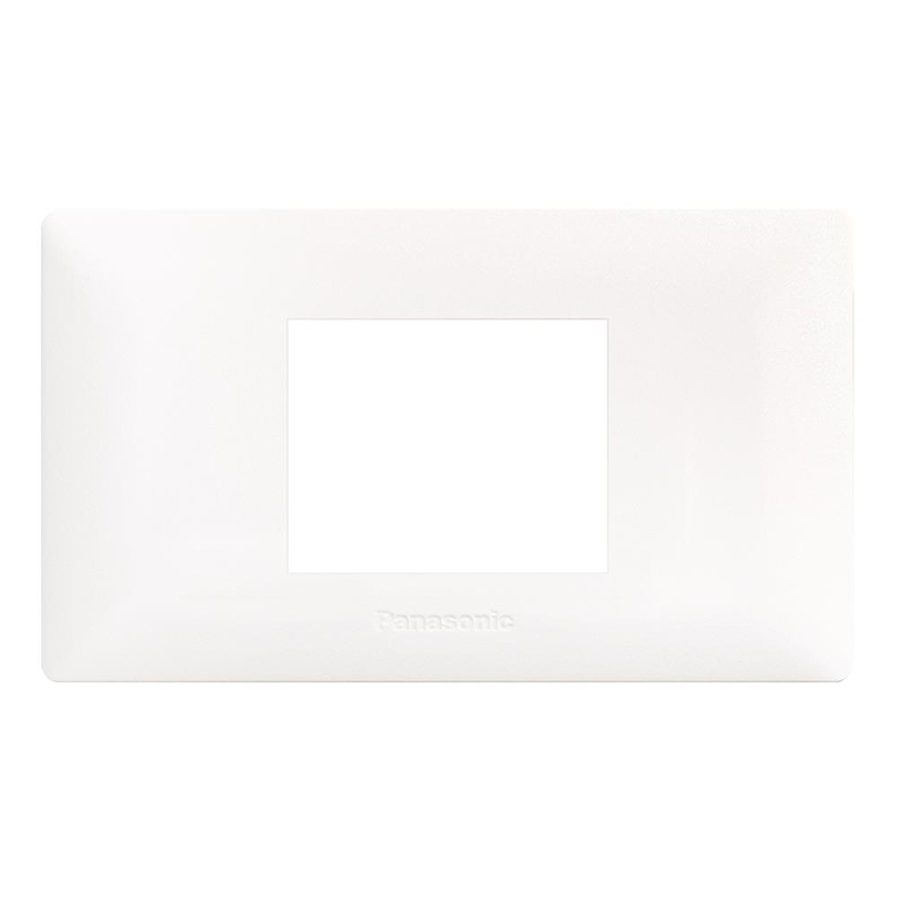 หน้ากาก 2 ช่องกลาง PANASONIC WEGN68029 สีขาว