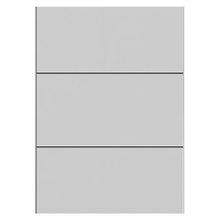 ประตูภายนอก UPVC PARAZZO PUN09 80X200 ซม. สีเทา เจาะลูกบิด_2