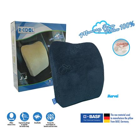 เบาะรองหลังเพื่อสุขภาพ R-COOL MARVEL สีน้ำเงิน_2