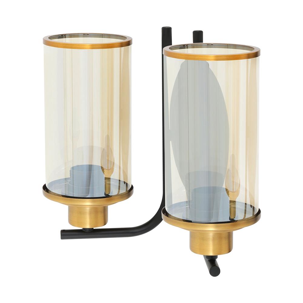 ไฟกิ่งภายใน CARINI 20201/2W สีทอง/น้ำตาลประกายทอง/ดำ 2 หัว