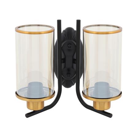 ไฟกิ่งภายใน CARINI 20201/2W สีทอง/น้ำตาลประกายทอง/ดำ 2 หัว_1