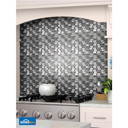 โมเสคแก้ว 31x30 ซม. HPR-199 สีเงินเงา_3