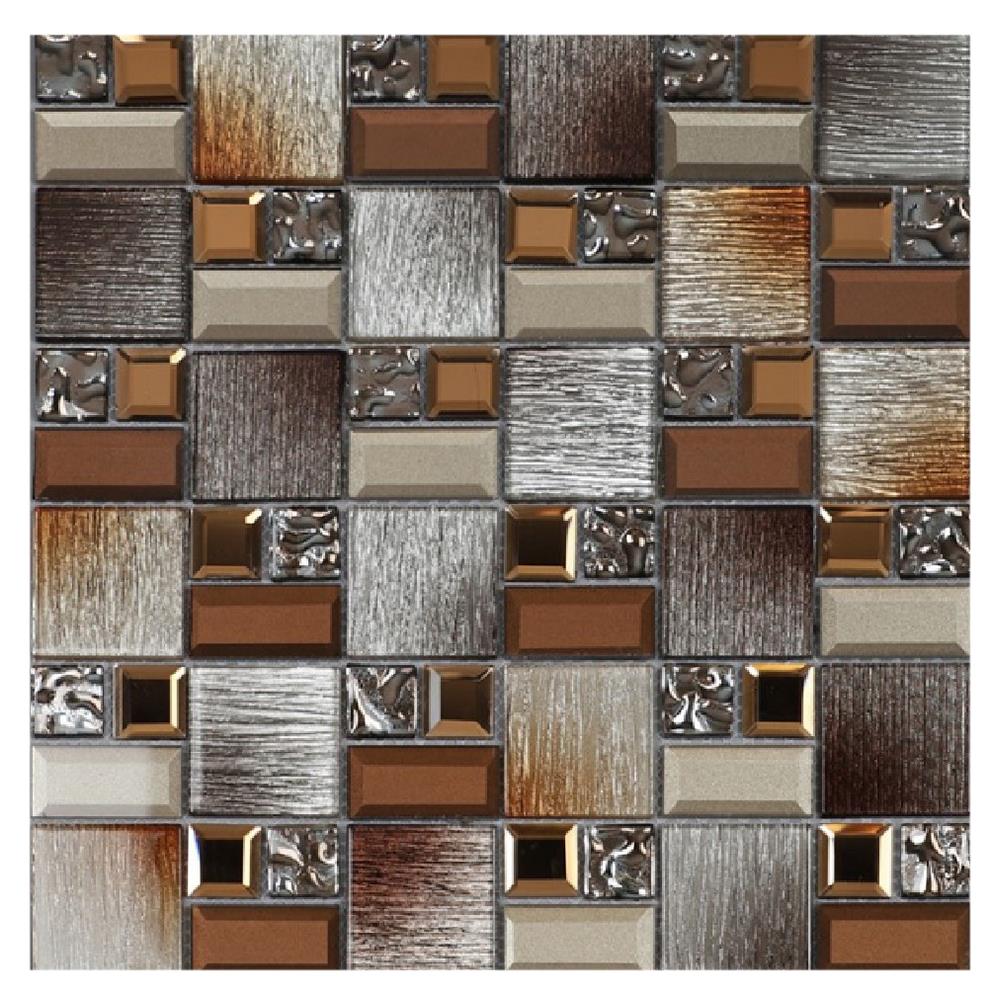 โมเสคแก้ว 30x30 ซม. HPR-204 ROSE GOLD